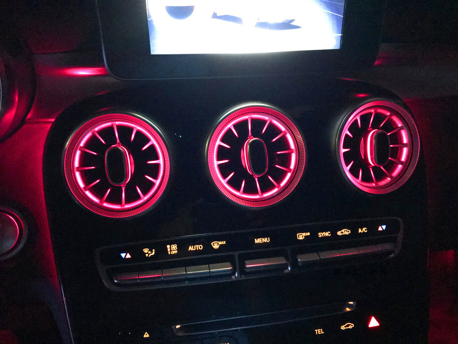For Mercedes Benz E-Class multi-color ambient light emitting, air outlet emitting, cover plate rotating high pitch