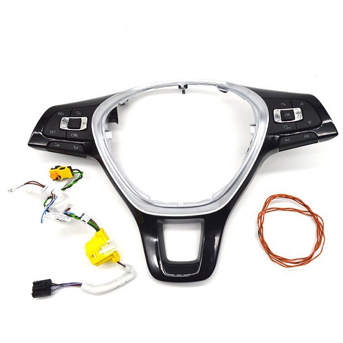 For 15-18 PQ Jetta multifunctional steering wheel button+frame and airbag wiring harness kit