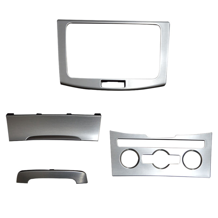For Passat B7 Brushed aluminum air conditioning panel frame, CD screen frame, ashtray cover plate, shift handball frame 3AA 863