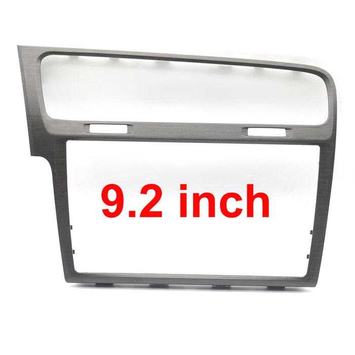 Glass Screen 8inches 9.2inches Outer Frame For Golf 7 Glass Screen 8inches 9.2inches Outer Frame Brushed Grey