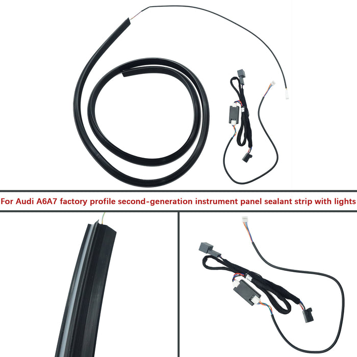 Suitable for AUDIA6A7 Audi A6 A7 Original Contour Second Generation Lighted Dashboard Sealant Strip