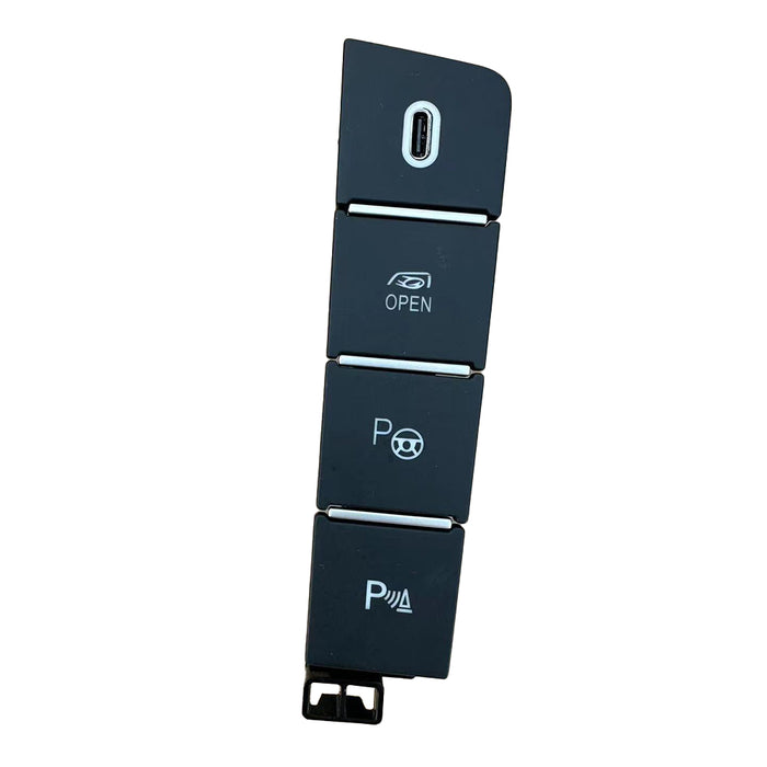 Type-C charging interface button For Passat B8 Arteon Jetta Bora Full pattern button with type c Charging interface