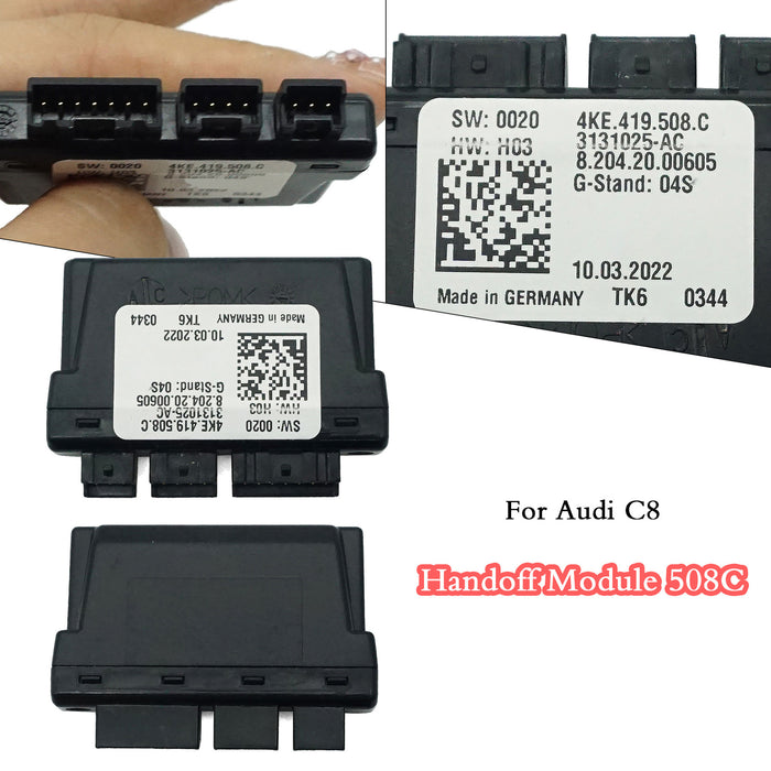 4KE419508C 4KE 419 508C Suitable for Audi C8 Steering Wheel Hands-Free Module 508C