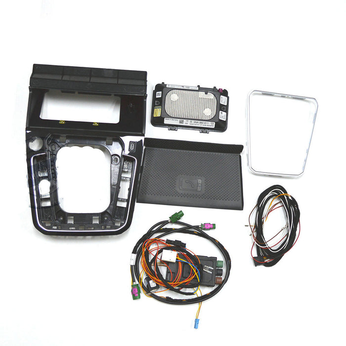 For LHD V W Passat B8 8.5 Arteon wireless charging module + debris box 5NA 980 611,Original car wireless charger 5NA980611