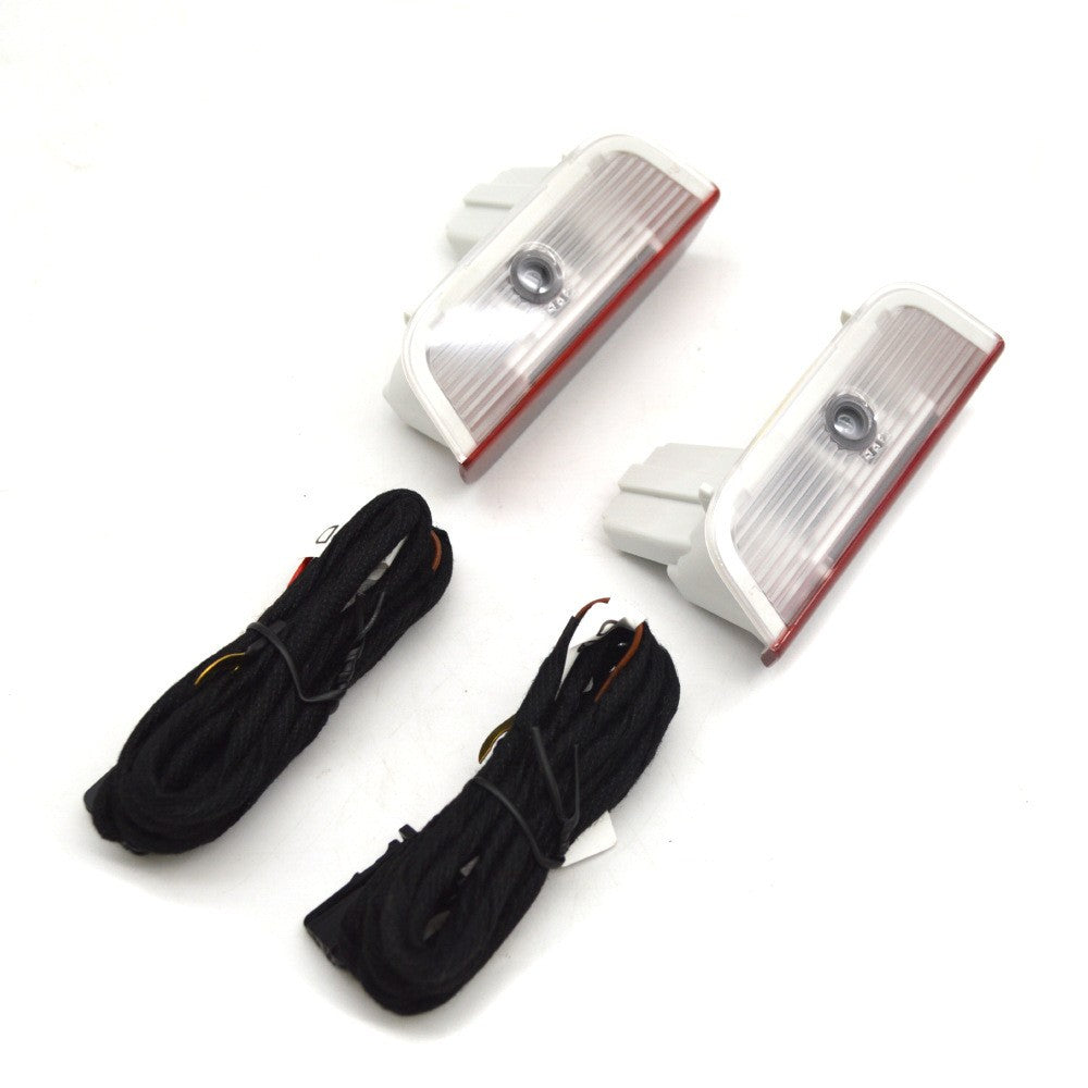 MQB projection door light+warning light suitable for Volkswagen pattern projection door light flashing warning light integrated