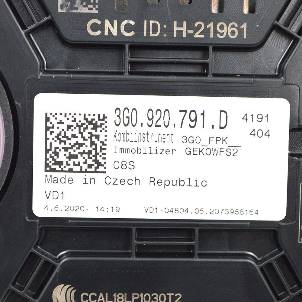 3G0920791D 3G0 920 791 D Suitable for CC PassatB8 LCD instrument set
