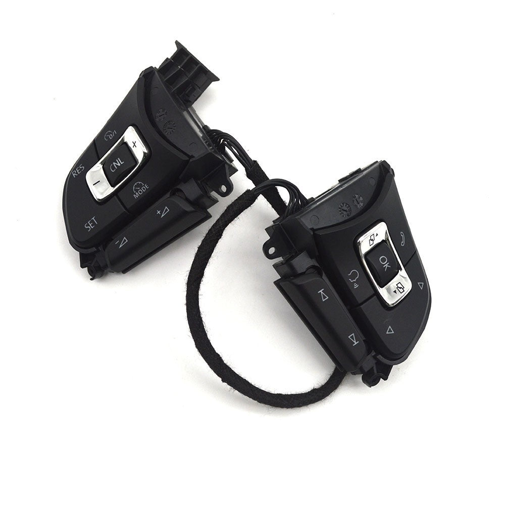 5NG959442 steering wheel buttons without ACC glossy matte suitable for CC Tiguan Passat T-roc