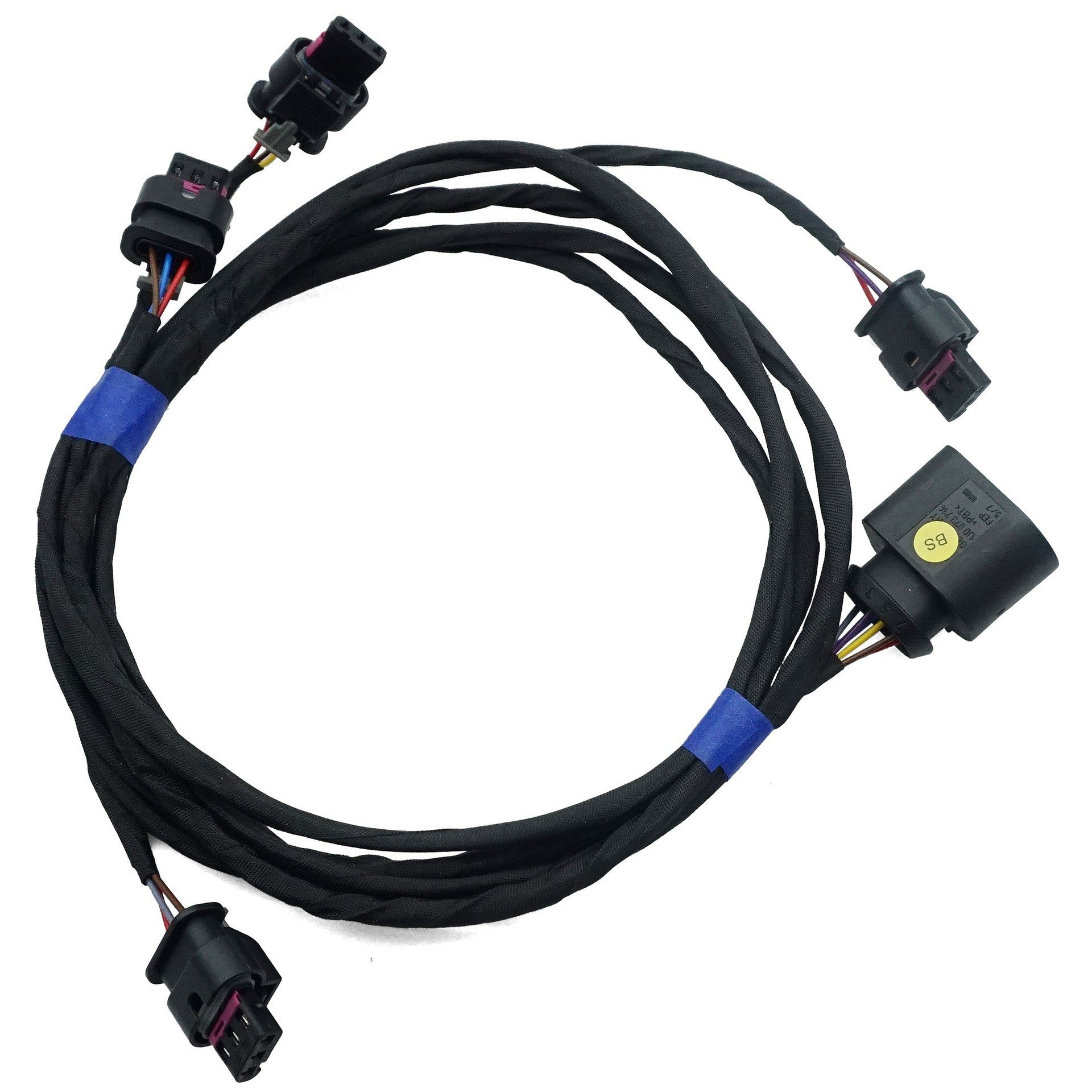 A set of front 4K radar harness for Volkswagen MQB platform, including front radar cable and front radar sensor harness.