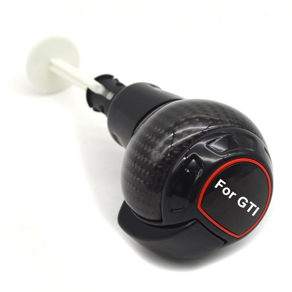 Painted black carbon fiber handball suitable for Volkswagen GTI RS Sline new R standard old R gear shift knob