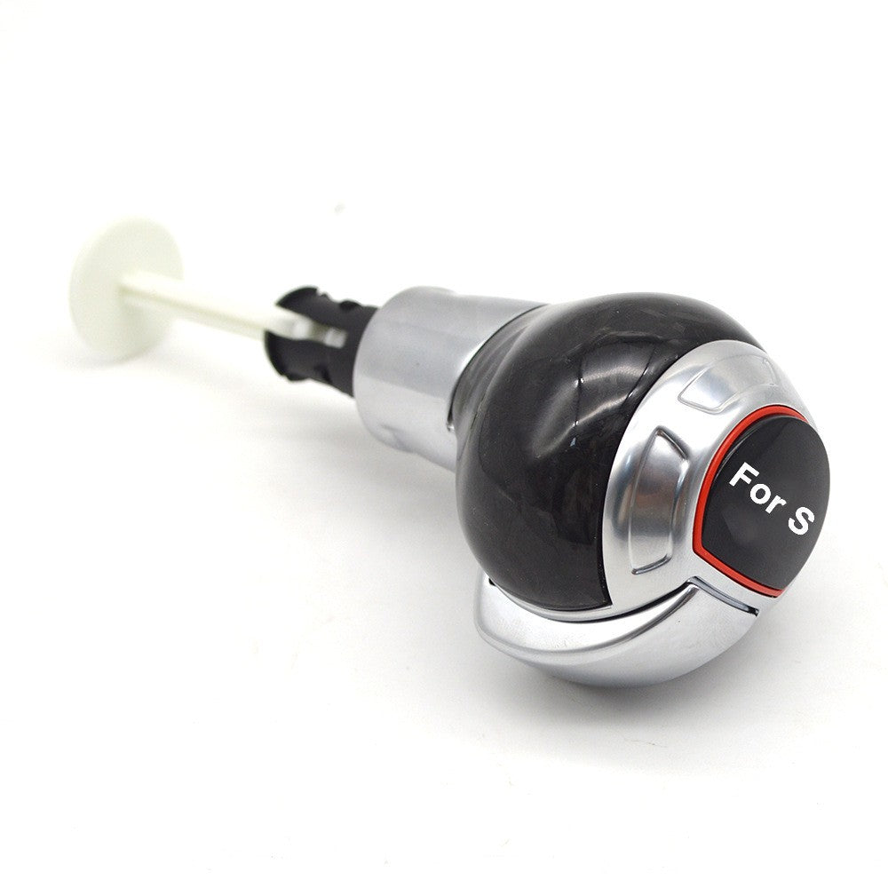 Carbon fiber handball suitable for Volkswagen Audi A3 Golf Passat matte silver carbon gear head forging process