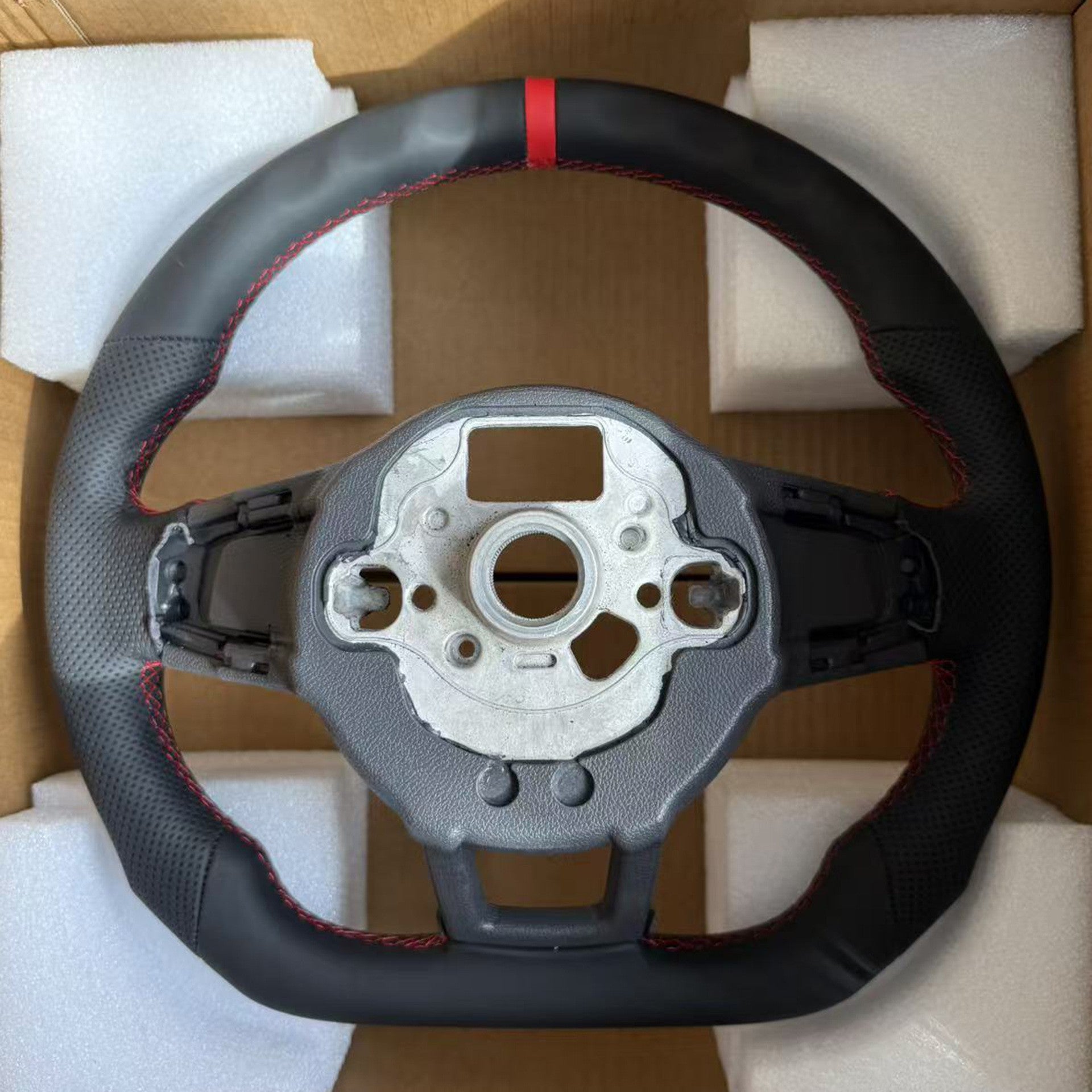 Suitable for Volkswagen Golf 7 Sport RLINE Half Punched Red Line Reversing Label Plate Bottom Without Heating