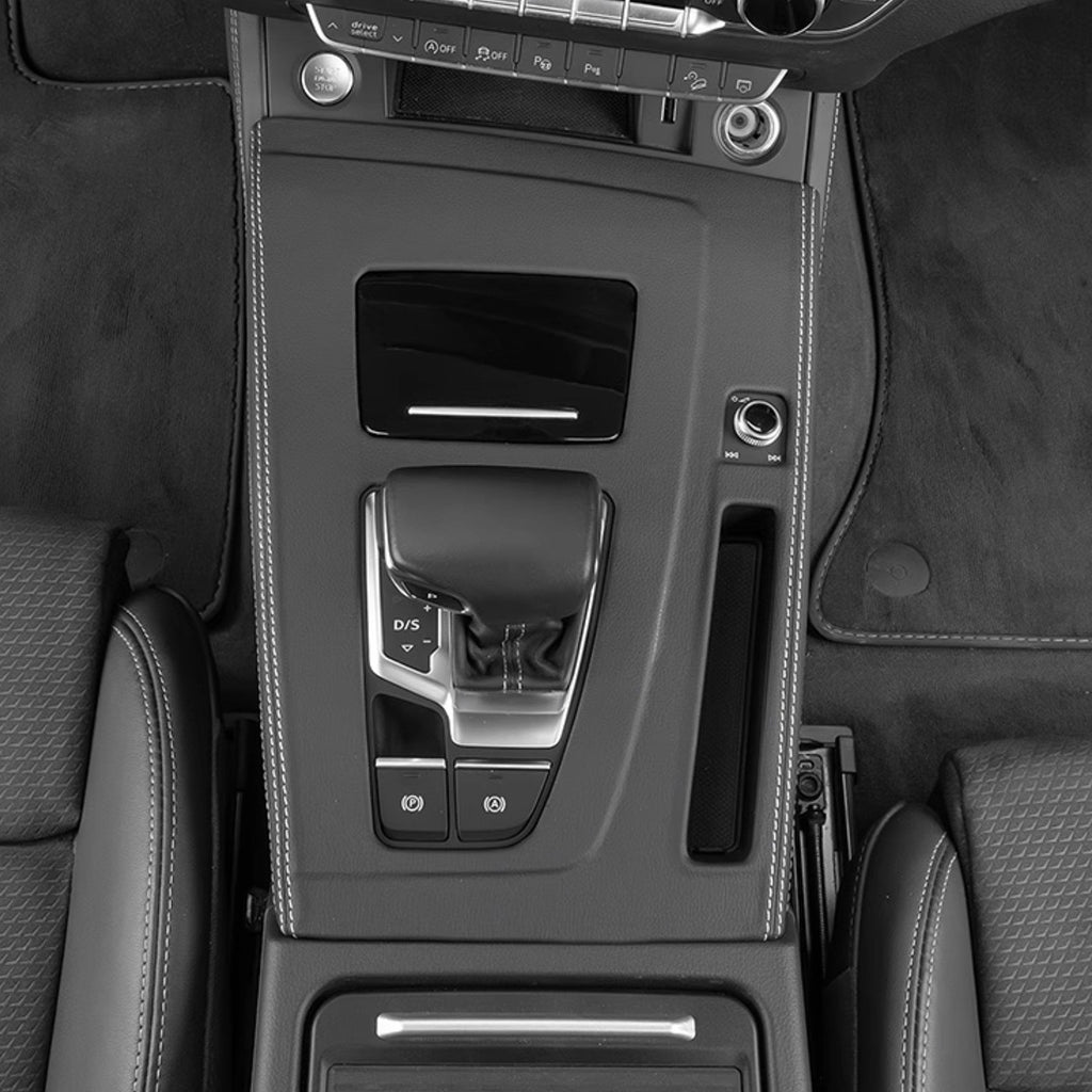 Suitable for Audi 21-25 Q5 ultra fiber leather transmission panel frame pasting model central control transmission frame panel