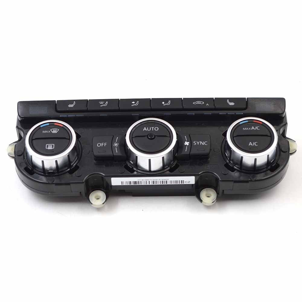 Suitable for VW CC air conditioning panel automatic heating chrome plated 35D907044B PQCC automatic air conditioning panel