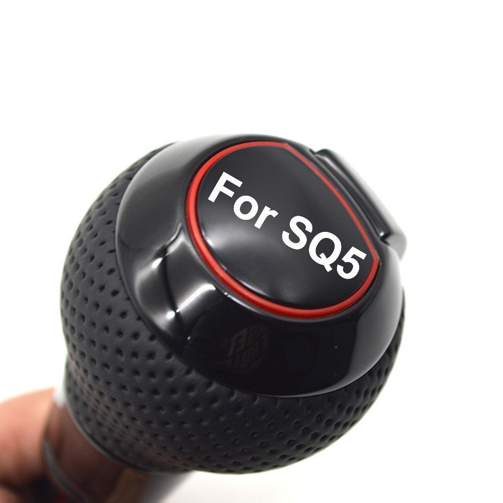 Suitable for Audi Sline Q5 paint black warrior punching SQ5 shift head, gear lever, handball modification
