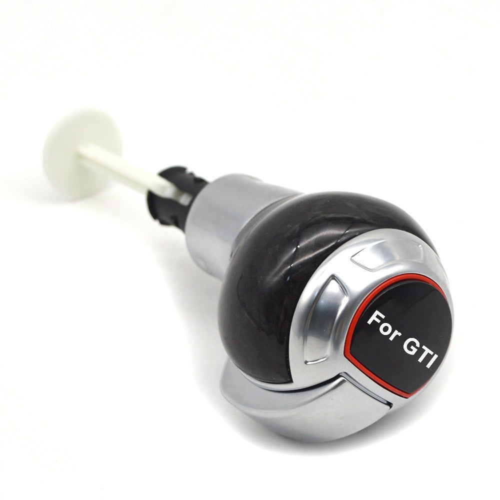 Carbon fiber handball suitable for Volkswagen Audi A3 Golf Passat matte silver carbon gear head forging process