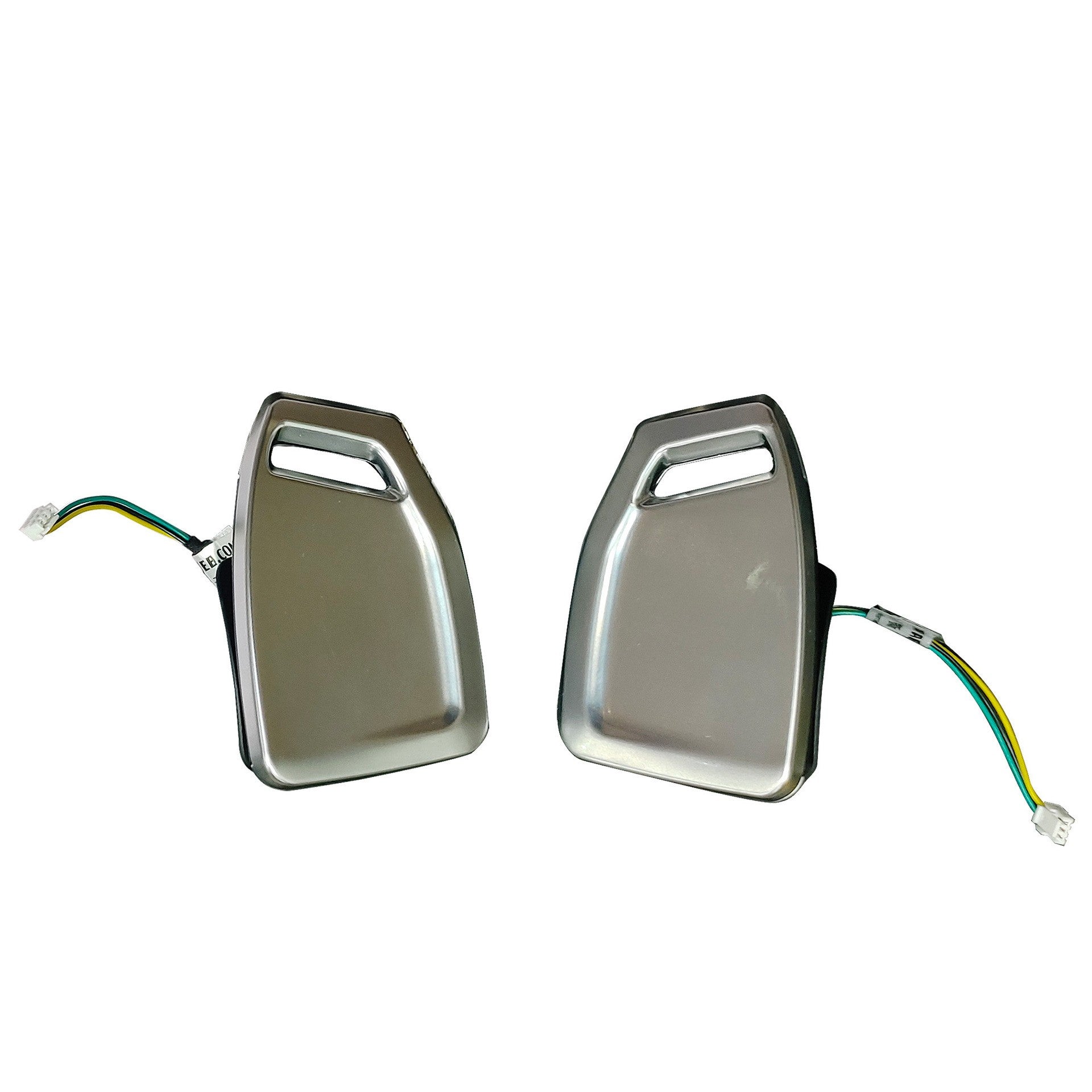 Suitable for Audi A4B9 steering wheel paddles, shift paddles, hollowed out paddles with silver lights
