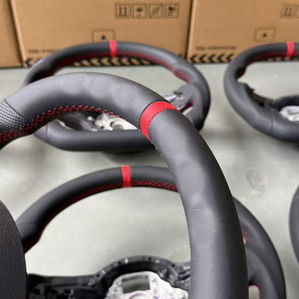 Suitable for Volkswagen Golf 7 Sport RLINE Half Punched Red Line Reversing Label Plate Bottom Without Heating