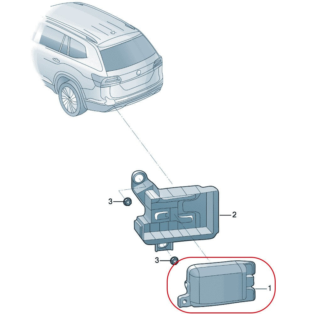 2QD907685D/686D is suitable for VWID346 Octavia Audi A3 lane change assist blind spot module