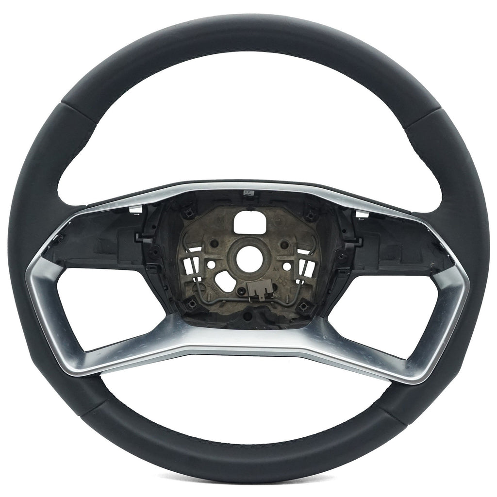 Suitable for Audi Q4-ETRON leather steering wheel sole without buttons or paddles