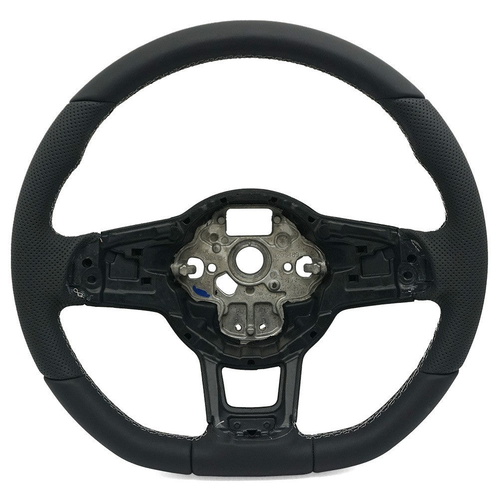 Suitable for Golf 7 GTI 7th generation RLINE sport steering wheel white line MQB steering wheel bottom without heating