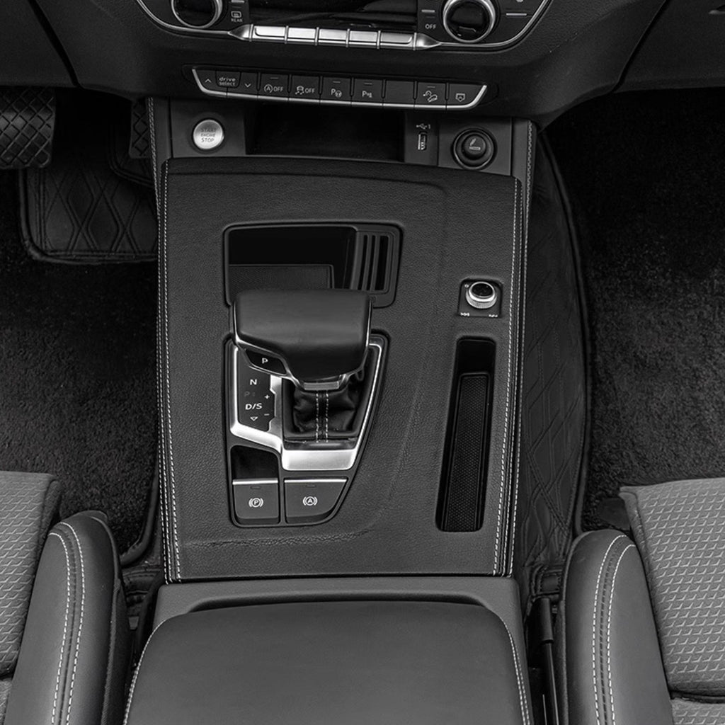 Suitable for Audi 21-25 Q5 ultra fiber leather transmission panel frame pasting model central control transmission frame panel