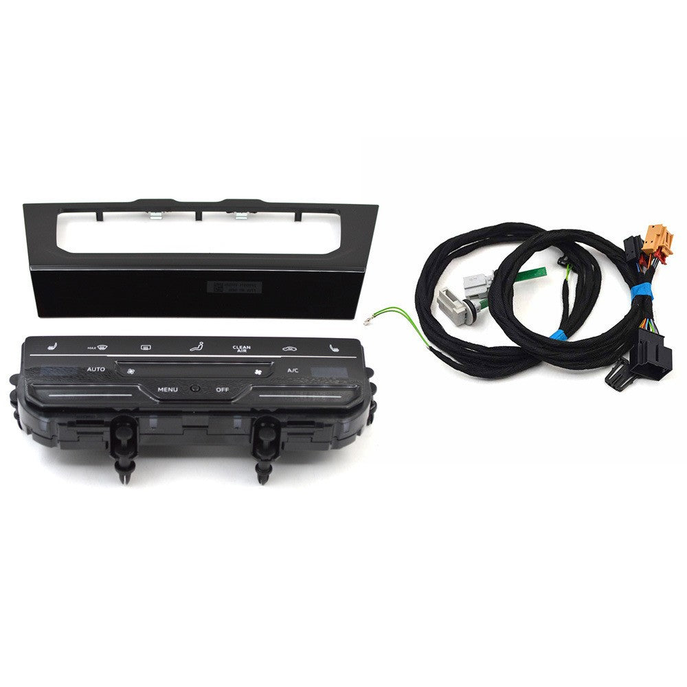17G 907 044AN is suitable for VW Passat B8 LCD air conditioning panel with seat heating and three zone touch air conditioning switch