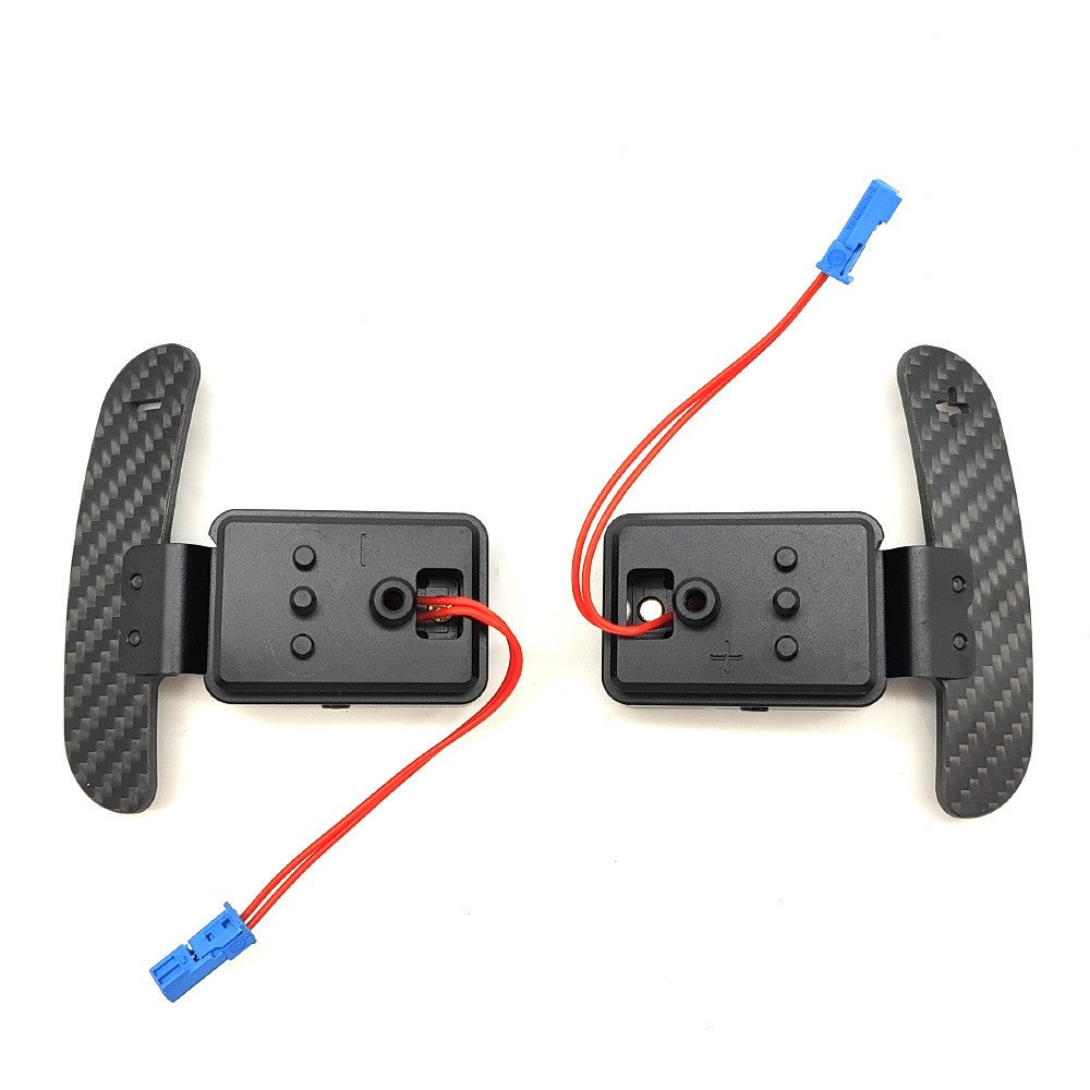 Suitable for BMW magnetic F model M3G series universal steering wheel, real carbon fiber FG chassis magnetic shift paddles