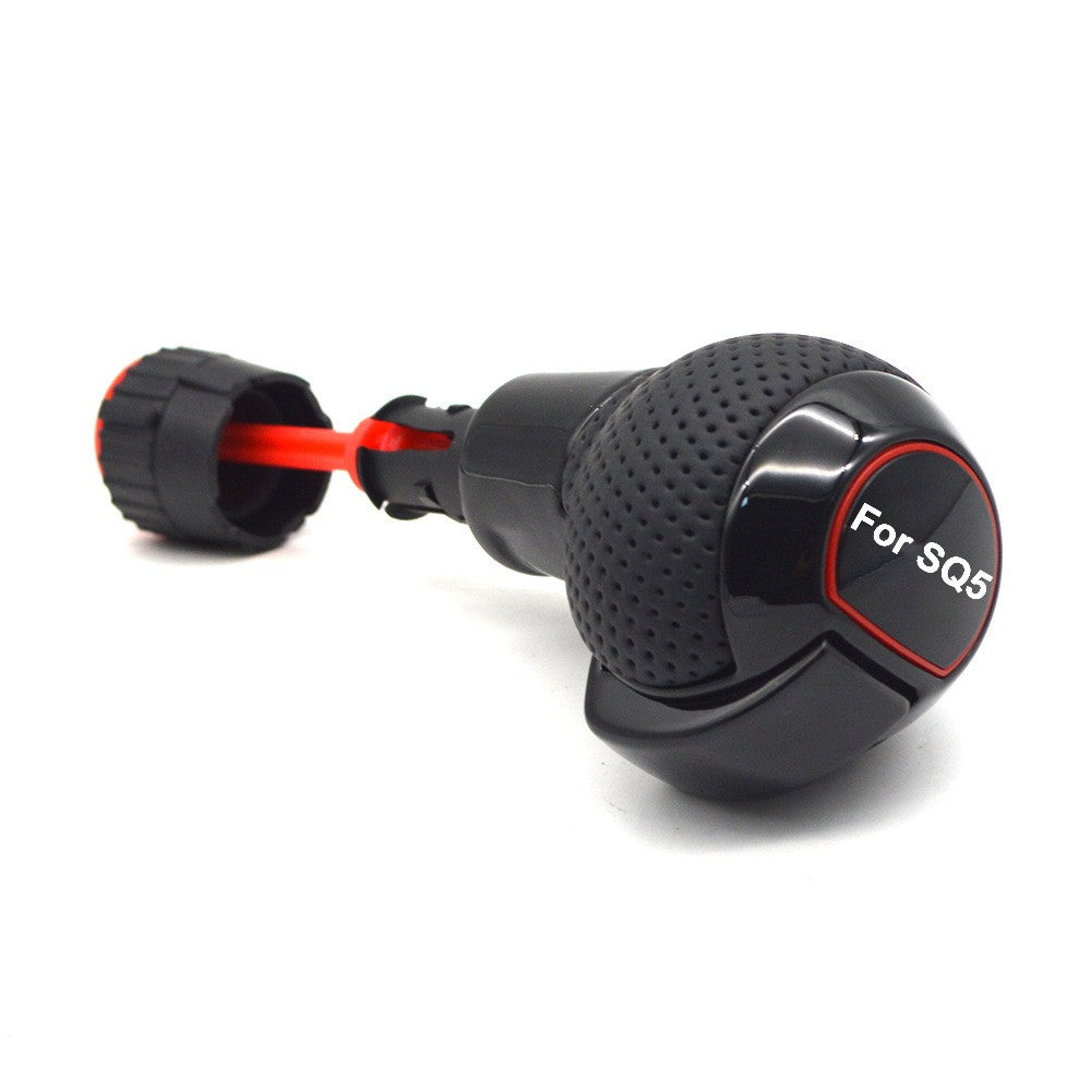 Suitable for Audi Sline Q5 paint black warrior punching SQ5 shift head, gear lever, handball modification