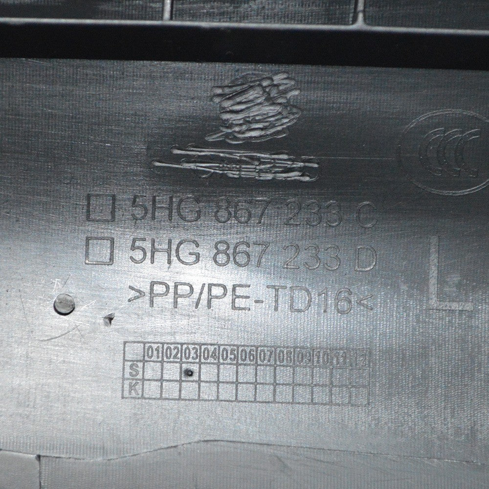 Suitable for Golf MK8 Golf 8 Harman Kardon tweeter A-pillar black pair 5HG867234D