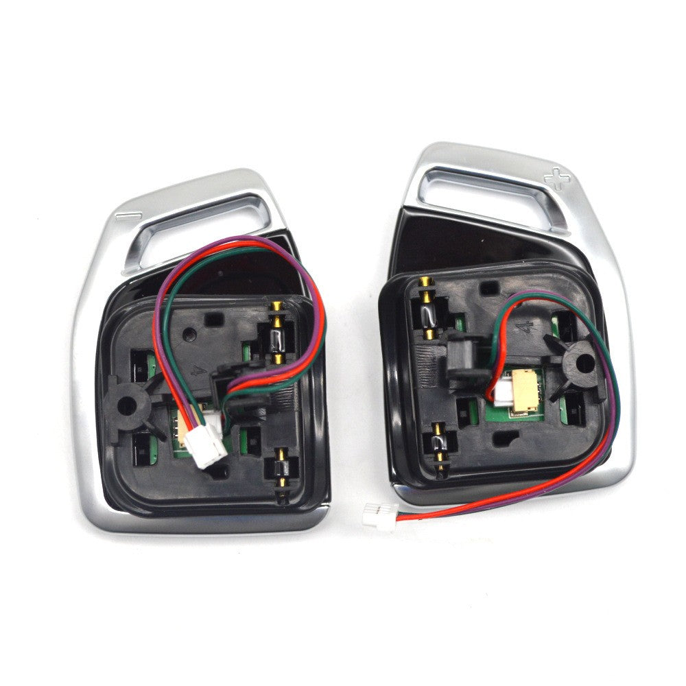Suitable for Audi A4B9 hollow paddle assembly silver ribbon circuit board with plug steering wheel paddle