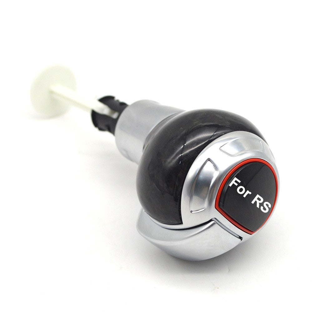 Carbon fiber handball suitable for Volkswagen Audi A3 Golf Passat matte silver carbon gear head forging process