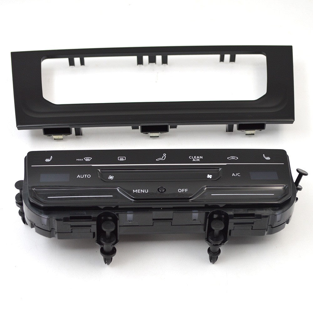 Seat heating dual zone LCD air conditioning panel frame suitable for VWGolf automatic air conditioning upgrade touch screen air conditioning