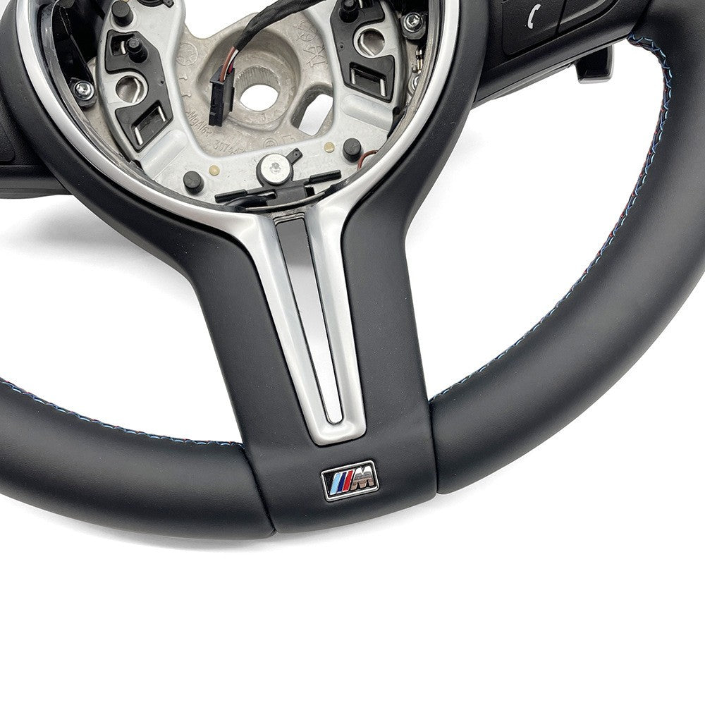 Suitable for BMW 2013-2019 F chassis 3 series F30F31F35 leather steering wheel