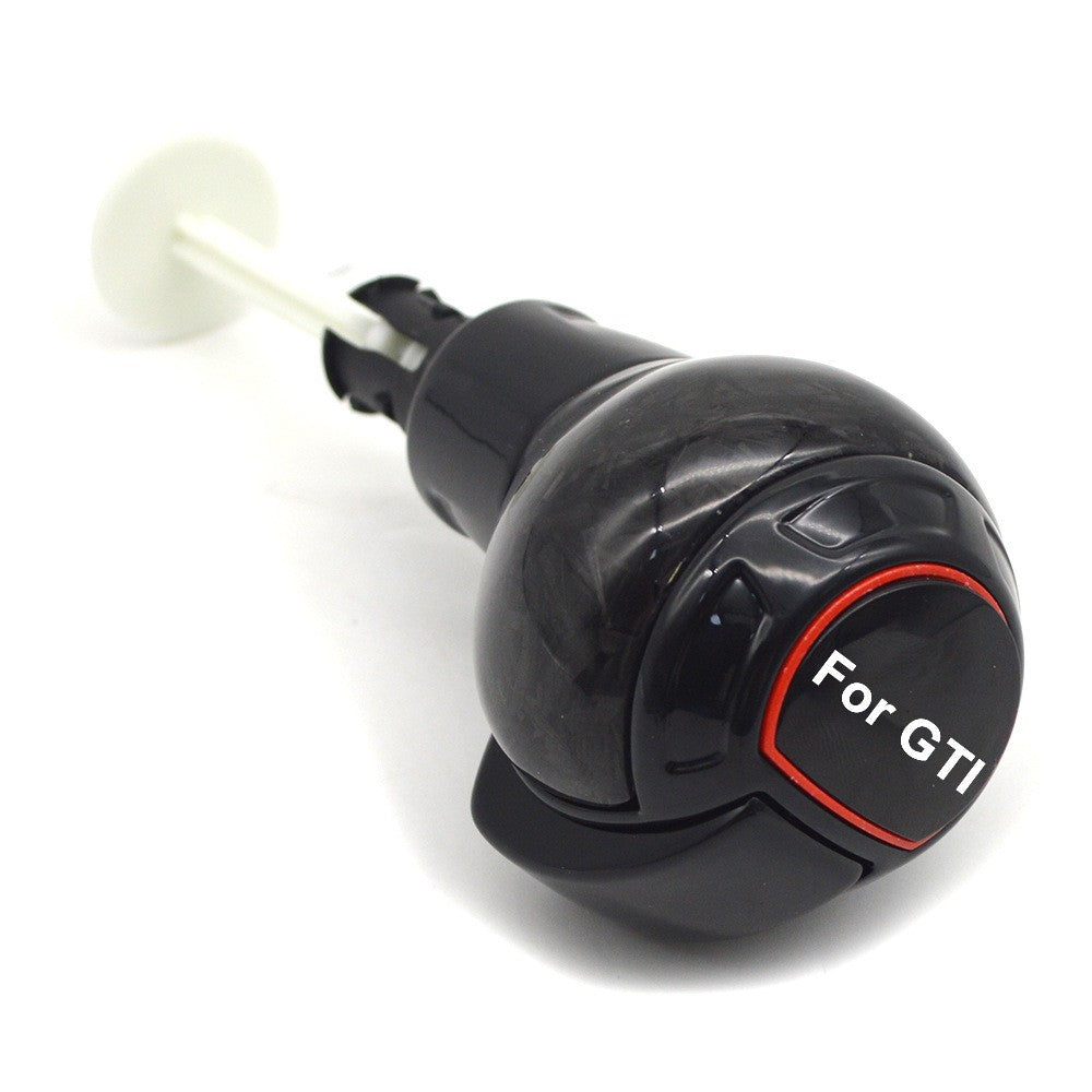 Forged carbon fiber handball suitable for GTI RS S Rline standard paint black forged carbon fiber gear head