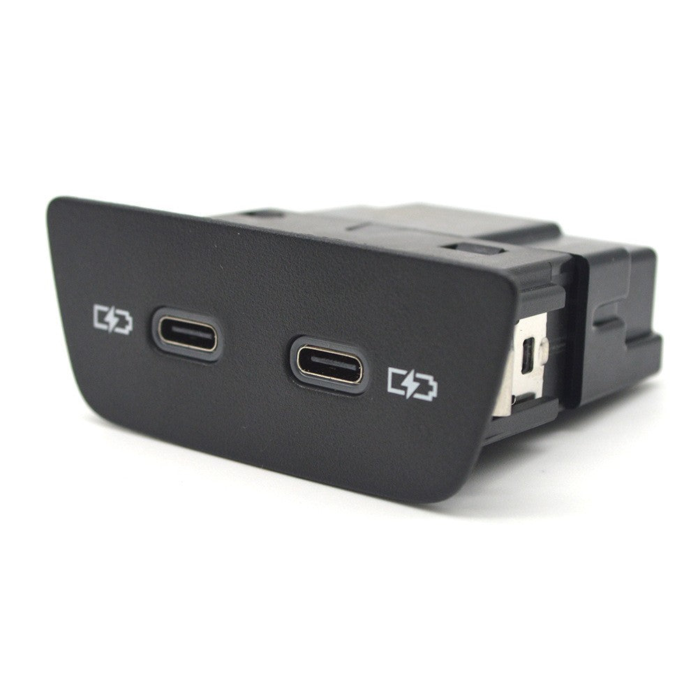 Rear charging port dual TYPE-C suitable for ID3 7 Passat Tiguan MK2 Superb Golf 2G6035718