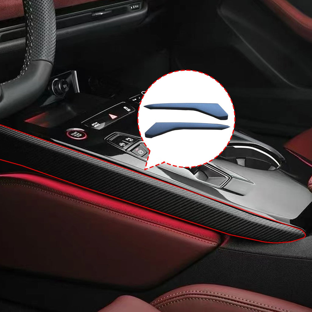 Suitable for 26 A5 upgraded S5 carbon fiber interior, central control gear lever, side carbon fiber trim panel