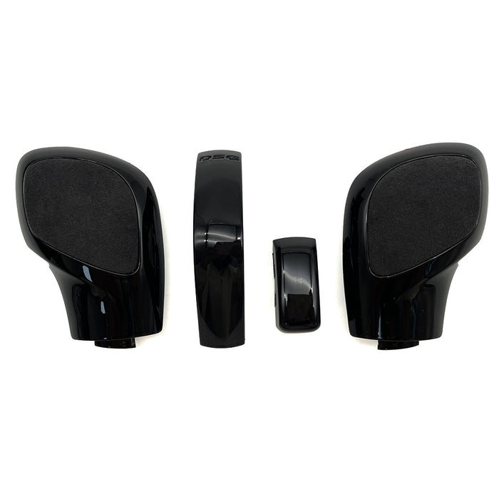 Suitable for Volkswagen DSG Handball Side Cover Painted Black Fleece Four-Piece Set Black Warrior Painted Fleece Handball Side Cover