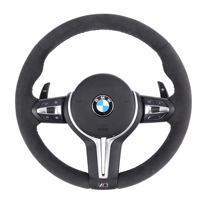 For BMW suede paddles multifunctional steering wheel
