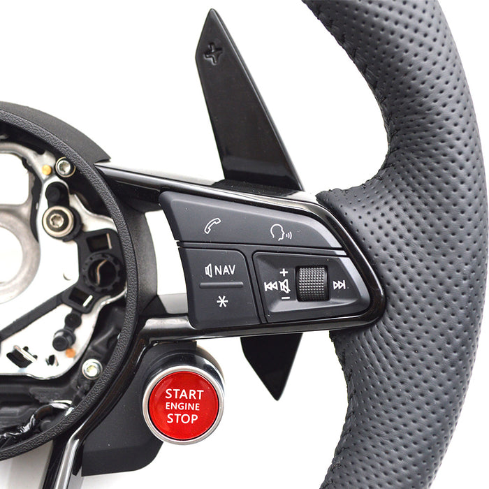 Audi R8 steering wheel carries R8 button