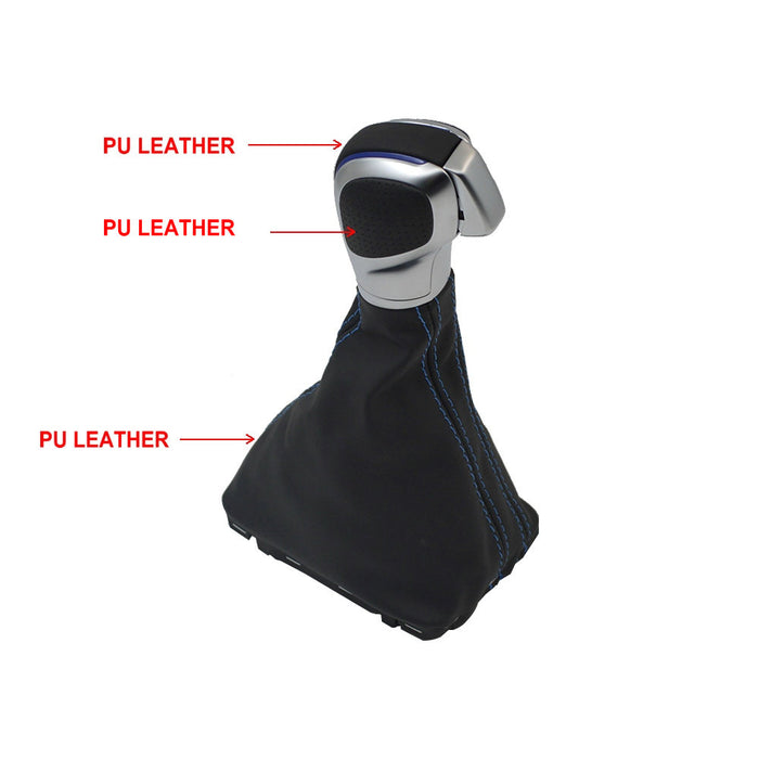 DSG Gear Shift Knob Real Leather & Black Suede For GOLF 7 MK 7 Passat B8 Car Accessories
