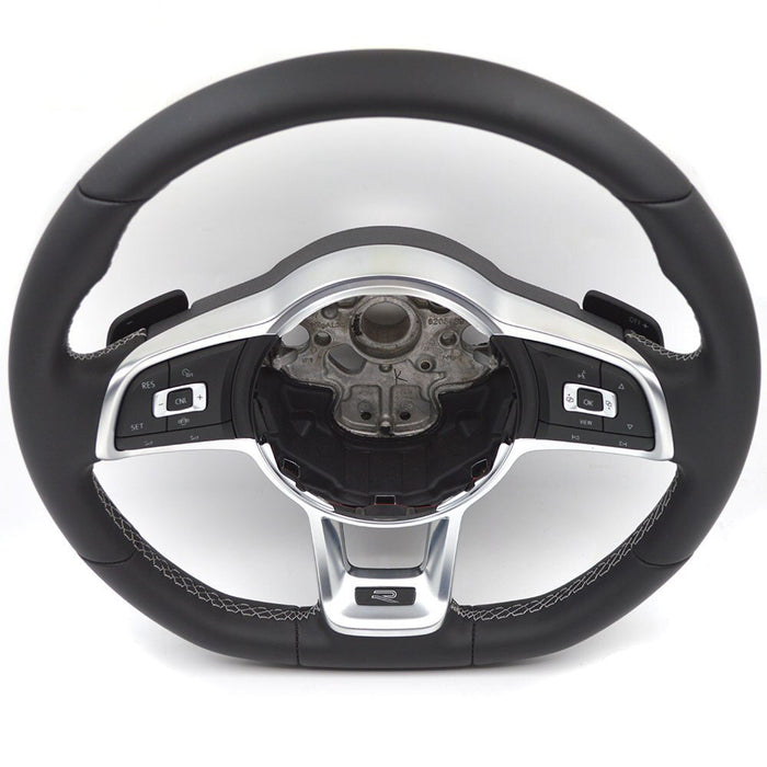 The new LOGO RLINE sports steering wheel with shift paddles For VW Golf 7 7.5 R, Passat B8, Troc, Arteon, Tiguan MK2