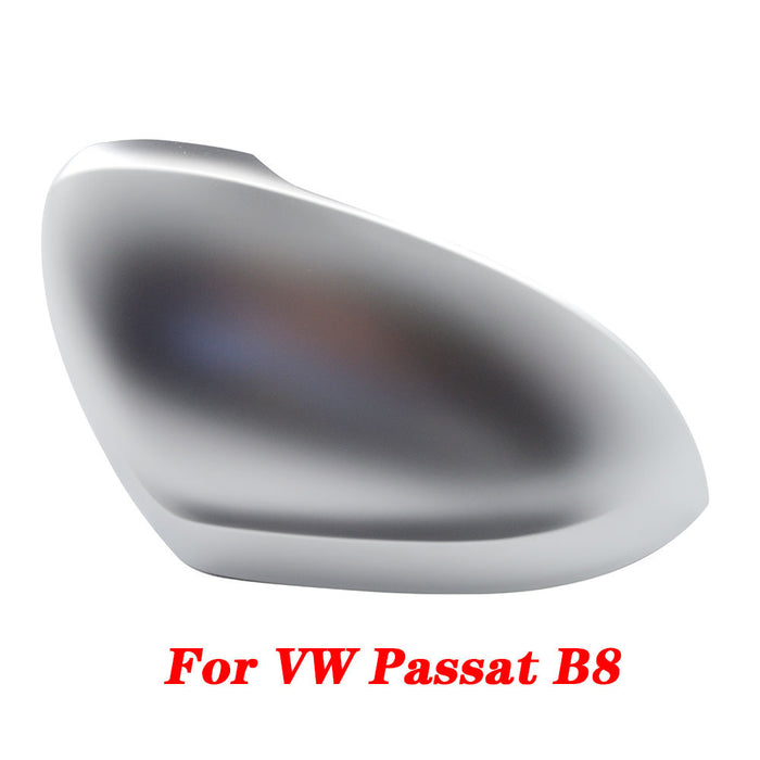 For VW Passat B8 ALC Lane  assist mirror shell matte chrome-plated rearview mirror cover rearview mirror cover