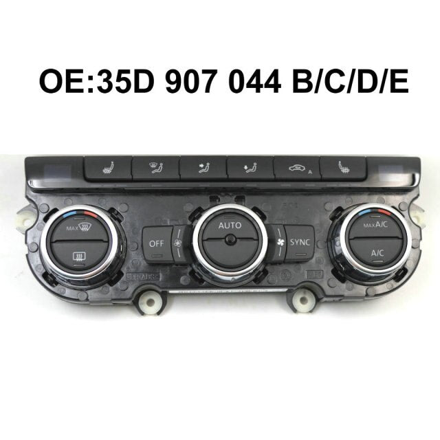 Brand new Air Condition Control Switch Panel AC Seat Heater For Passat B7 CC Tiguan Golf 6 35D 907 044 35D907044ABCDEF