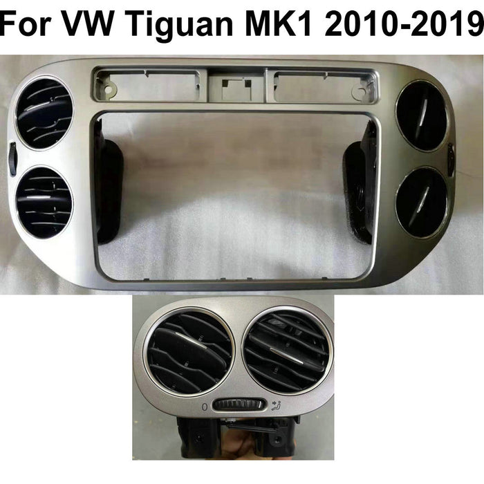 For VW TiguanMK1 2010-2019central controlCD panel air outlet rear air outlet silver air conditioning cooling air outlet5ND819203