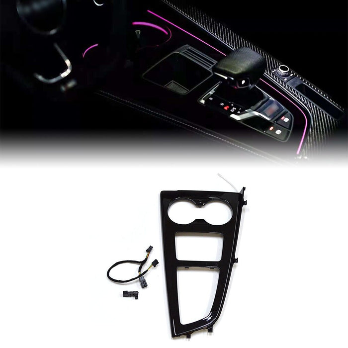 Suitable for Audi A4 B9 S4 S5 (20-21) central control shift multi-color ambient light piano paint material ambient light