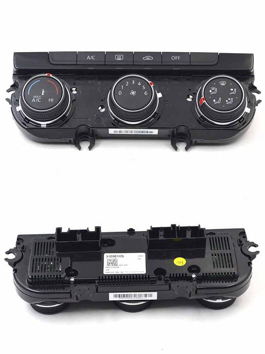 For MQB Platform Golf 7 Jetta Tiguan Passat B8 Manual Air Conditioning Panel Air Conditioning Controller 5GG 907 426 51G907426