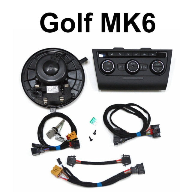 Manual air conditioner upgrade LCD automatic air conditioner kit for VW Golf 6 Golf MK6