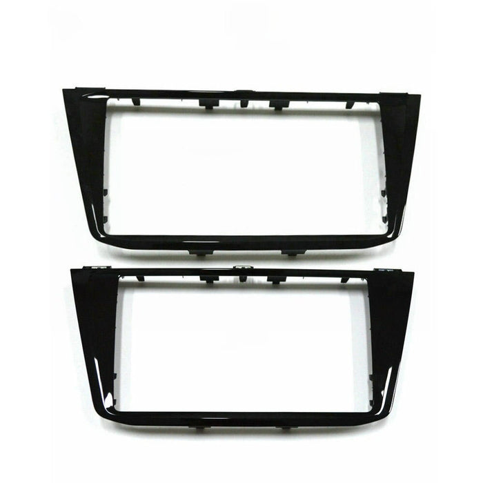 8inch or 9.2 inch glossy black CD Panel trim MIB Piano Black radio media unit Plates Decorative frame For Tiguan MK2 5NG858069C