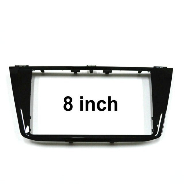 8inch or 9.2 inch glossy black CD Panel trim MIB Piano Black radio media unit Plates Decorative frame For Tiguan MK2 5NG858069C